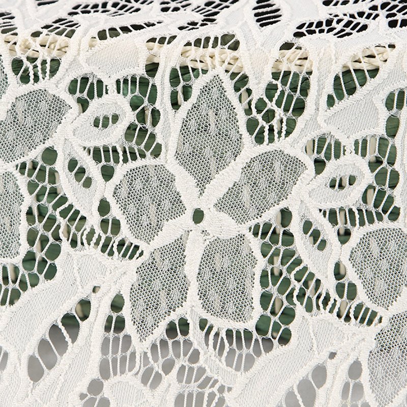 Lace Fabric Cutwork Jacquard for Women's Wear Wholesale Supplier 6